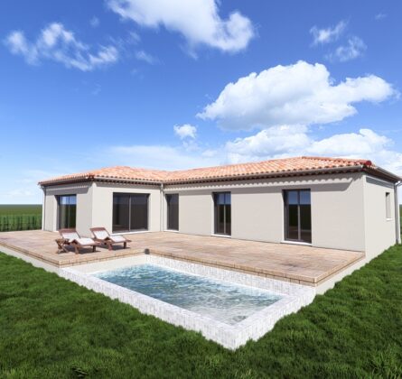 Maison 130m² 4 Chambres avec Garage Lagnes - constrcuteur de maison - Villas la Provençale