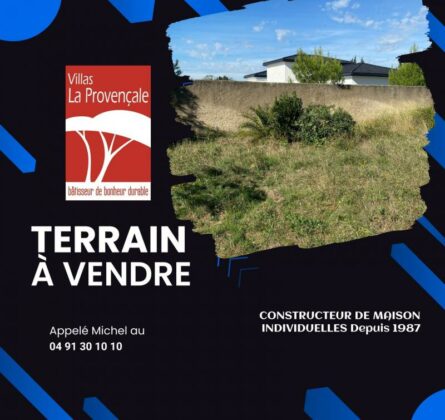 Deux terrains à Berre-l’Étang – Quartier Mauran - constrcuteur de maison - Villas la Provençale