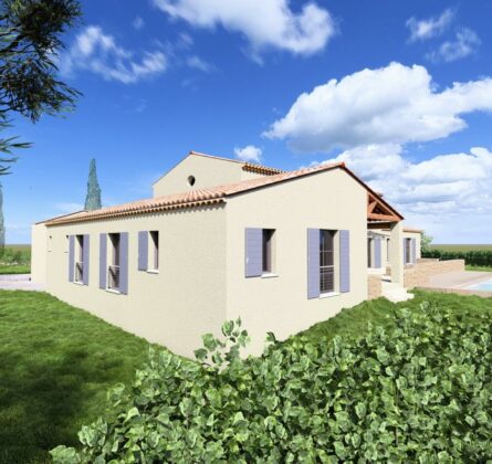 Projet Neuf d’un MAS PROVENCALE - constrcuteur de maison - Villas la Provençale