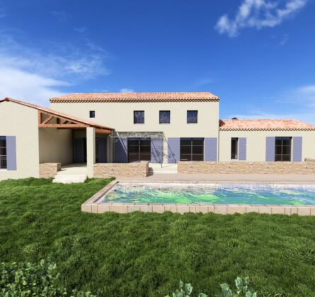 Projet Neuf d’un MAS PROVENCALE - constrcuteur de maison - Villas la Provençale