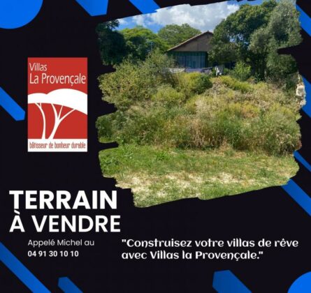 À Vendre Terrain de 684 m² à Plan de Cuques - constrcuteur de maison - Villas la Provençale