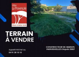 Terrain constructible de 677 m² à Martigues