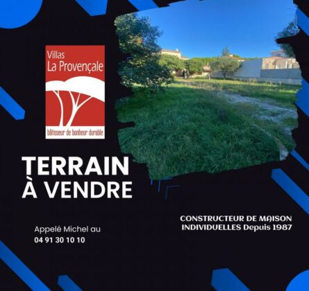 Terrain constructible de 677 m² à Martigues - constrcuteur de maison - Villas la Provençale