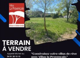 Très beau Terrain a bâtir sur la commune d’AUBAGNE