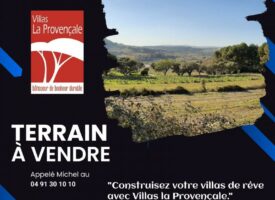 TERRAIN EXCEPTIONNEL CONSTRUCTIBLE SUR ROQUEVAIRE