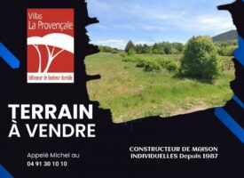 À VENDRE : Terrain de 153 m²  à Brignoles – Quartier Les Censies