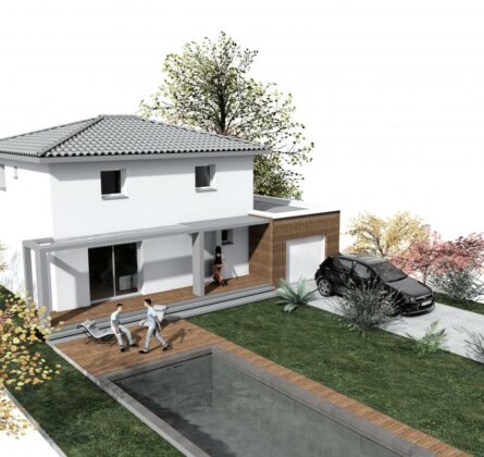 Terrain 500m² + Maison de 100m² « Pont-de-Crau » - constrcuteur de maison - Villas la Provençale