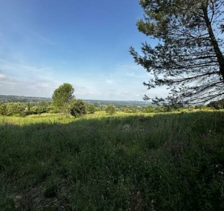 Terrain avec vue viabilisé - constrcuteur de maison - Villas la Provençale