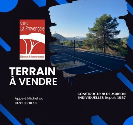 TERRAIN EXCEPTIONNEL CONSTRUCTIBLE SUR ROQUEVAIRE - constrcuteur de maison - Villas la Provençale