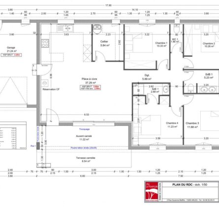 Terrain 450m² + maison de plain-pied 100m² - constrcuteur de maison - Villas la Provençale