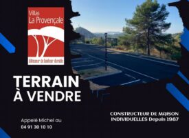 TERRAIN EXCEPTIONNEL CONSTRUCTIBLE SUR ROQUEVAIRE